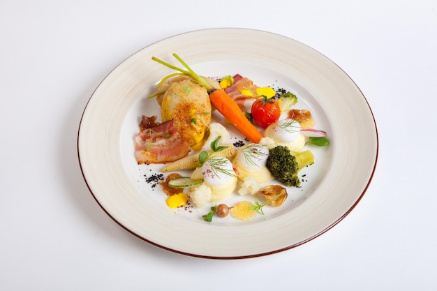 Talerz z szybkim obiadem